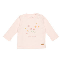 Little Dutch T-shirt z długim rękawem Little Flowers Pink 62cm CL21021755