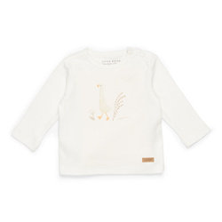 Little Dutch T-shirt z długim rękawem Natural Little Goose 62cm CL21021200