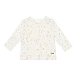 Little Dutch T-shirt z długim rękawem Natural Little Goose Gąski 62cm CL20621200