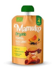 MAMUKO - Puree warzywno-owocowe BIO - Dynia czarna porzeczka