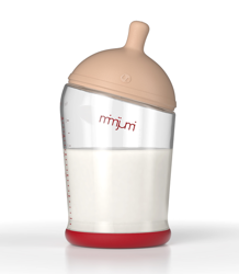 MIMIJUMI - Butelka dla niemowląt o wolnym przepływie 240 ml