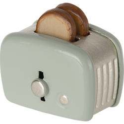 Maileg - Akcesoria - Toaster, Mouse - Mint