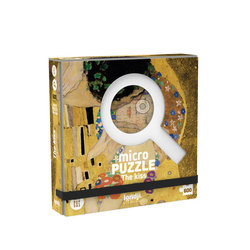 Mikro puzzle 600 el. Gustav Klimt The Kiss | Londji®
