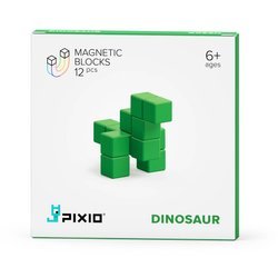 Pixio - Klocki Green Dinosaur 12 - Color Series