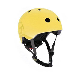 SCOOTANDRIDE - Kask S-M dla dzieci  3+ - Lemon