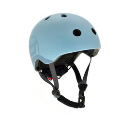 SCOOTANDRIDE - Kask S-M dla dzieci 3+ - Steel