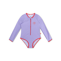 The Swim Essentials Strój kąpielowy jednoczęściowy Purple Red 122/128 2023SE1178