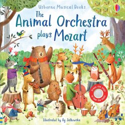 Usborne - Książka The Animal Orchestra Plays Mozart