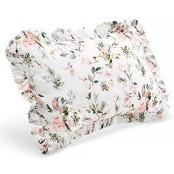 Yosoy - Komplet poszewka na poduszkę 60×40 + otulacz z chwostami 100×70 - Secret Garden on White