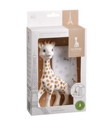 Żyrafa Sophie Vulli - Gryzak dla dziecka z bawełnianym pokrowcem