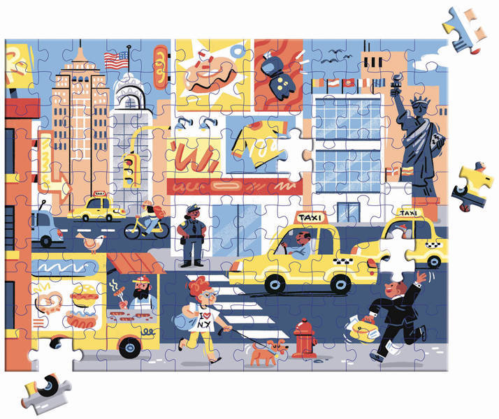 Auzou Puzzle Hello New York 130 el. 12121