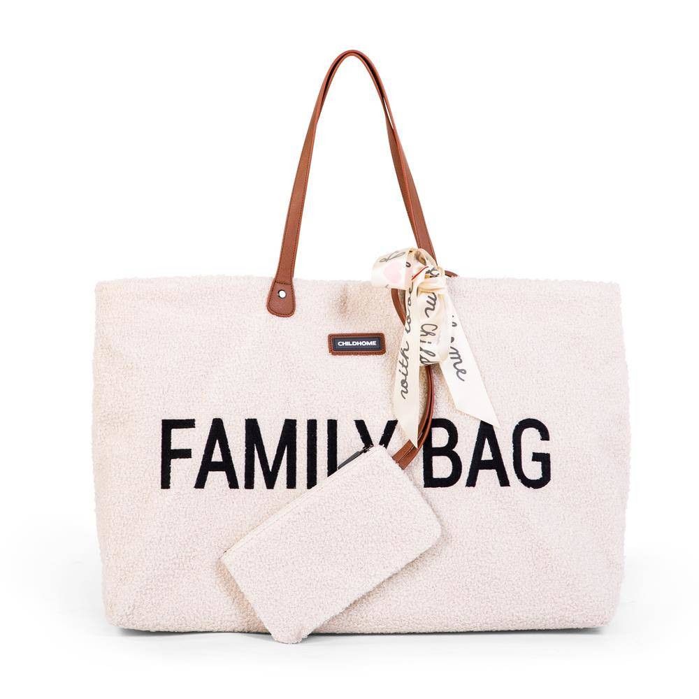 Childhome - Torba Family Bag - Teddy Bear White (Limited Edition)