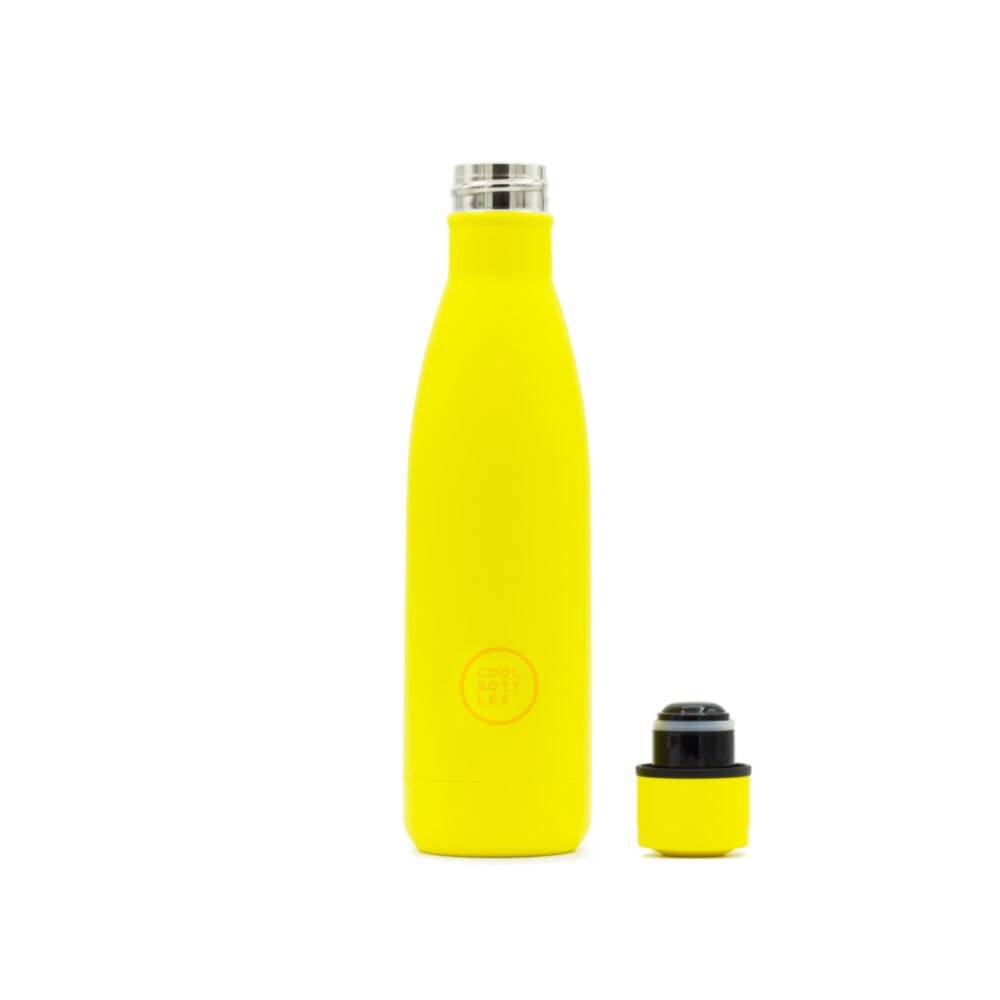 Cool Bottles Butelka termiczna 500 ml Triple cool Neon Yellow