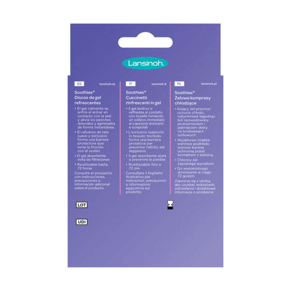Lansinoh - Soothies Retail - Żelowe kompresy chłodzące 2 szt.