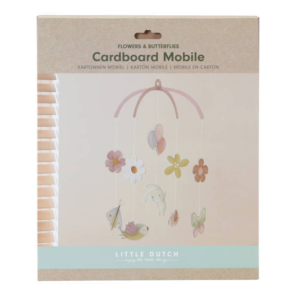 Little Dutch Dekoracyjny mobil kartonowy Flowers & Butterflies FSC LD4769