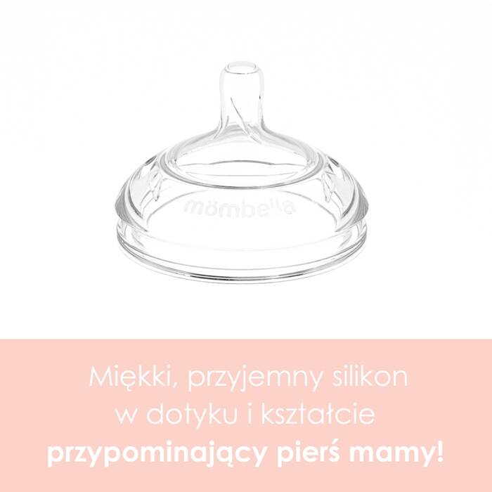 Mombella Butelka Antykolkowa dla Noworodka Ivory PPSU 300ml