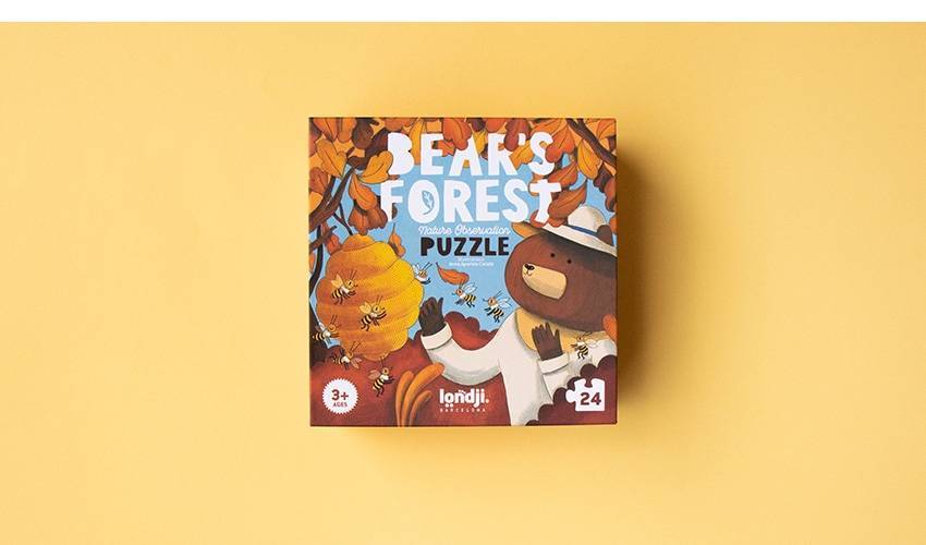 Puzzle z grą obserwacyjną Bear's Forest | Londji®