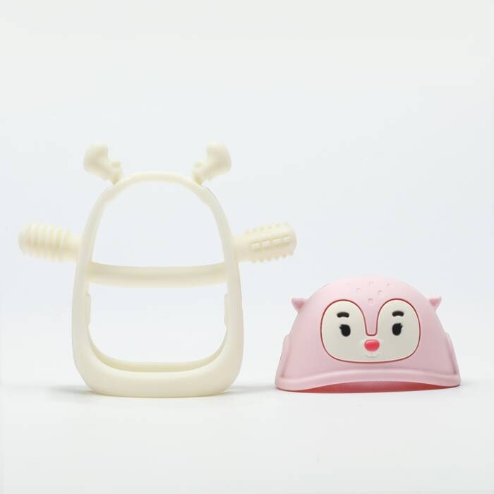 Smily Mia Gryzak dla Niemowlaka Renifer Light Pink