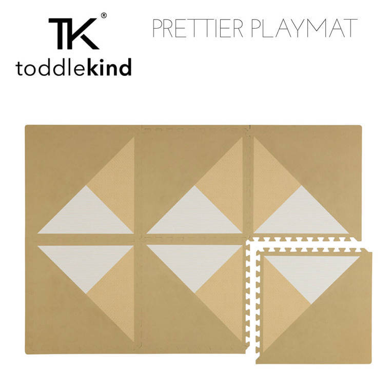 TODDLEKIND Mata do zabawy piankowa podłogowa Prettier Playmat Kyte Wheat