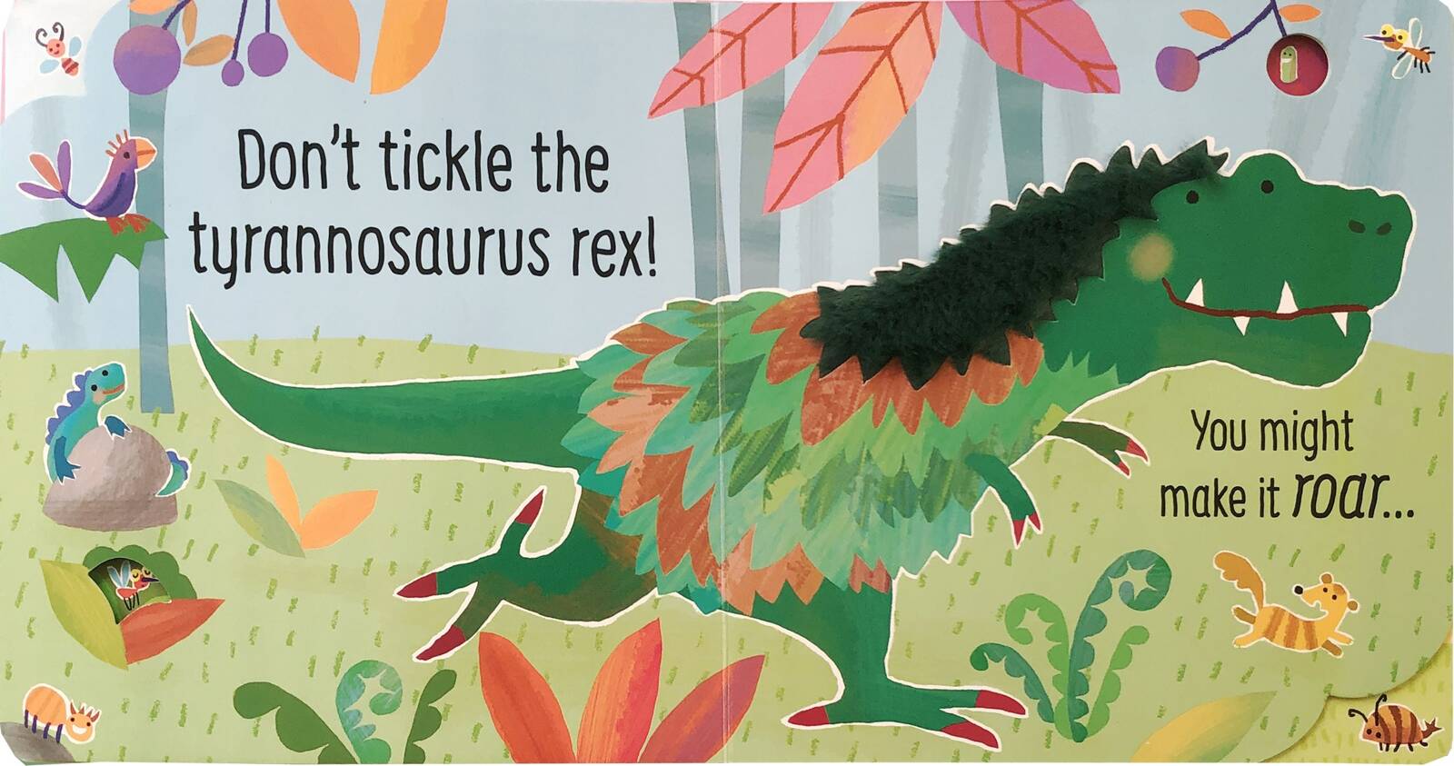 Usborne - Książka Don't tickle the Dinosaur!