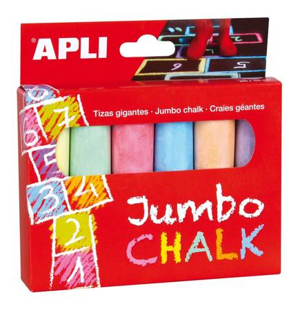 Apli Kids - Kredy Jumbo 6 kolorów