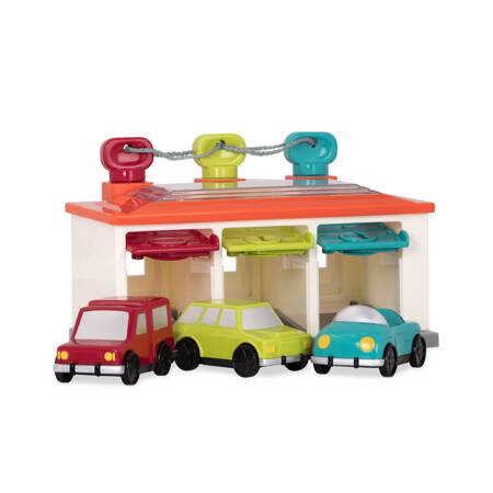 B.Toys - 3-Car Garage – 3-stanowiskowy GARAŻ z autkami i kluczami