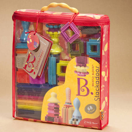B. Toys - Bristle Blocks Stackadoos - Klocki Jeżyki w Torbie