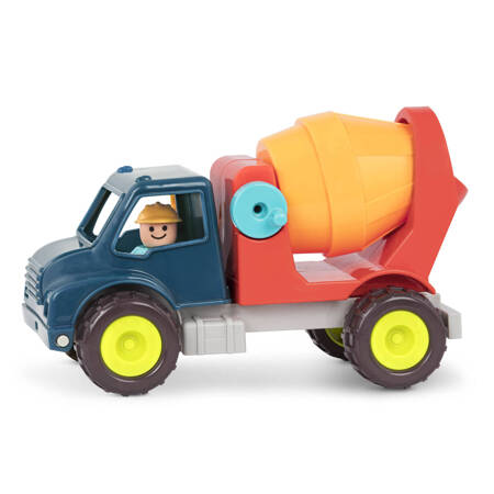 B.Toys - Happy Cruisers - Cement Truck - Betoniarka z figurką kierowcy