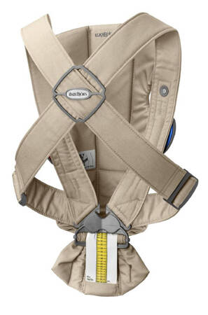 BABYBJORN MINI Woven – nosidełko, Beige