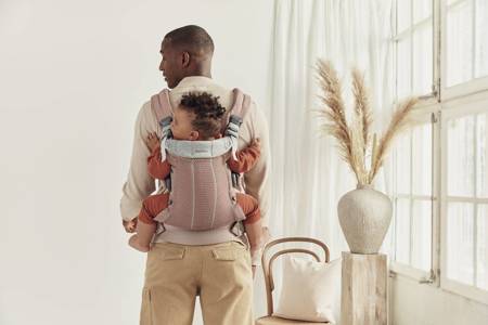 BABYBJORN - nosidełko Harmony 3D Mesh, Zgaszony Róż