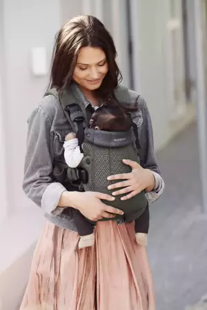 BABYBJORN - nosidełko Harmony 3D Mesh, Zielony