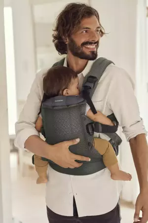 BABYBJORN - nosidełko Harmony 3D Mesh, Zielony