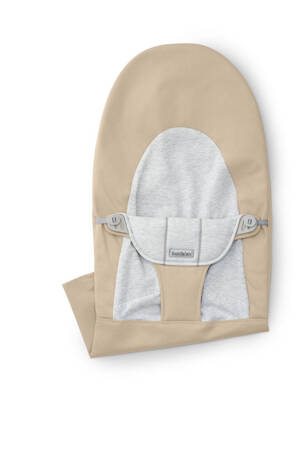 BABYBJORN - poszycie do leżaczka Balance Soft, Woven/Jersey, Beż/Szary