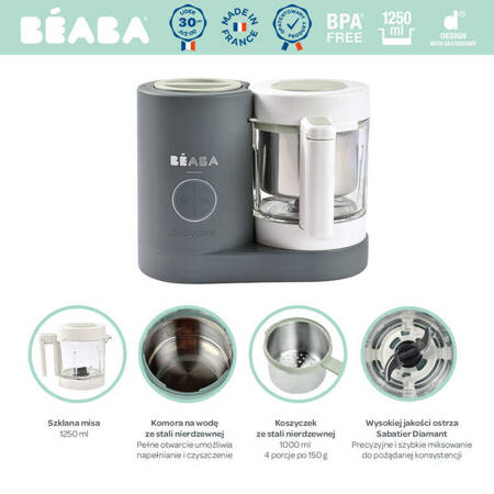 BEABA Babycook® Neo Mineral Grey