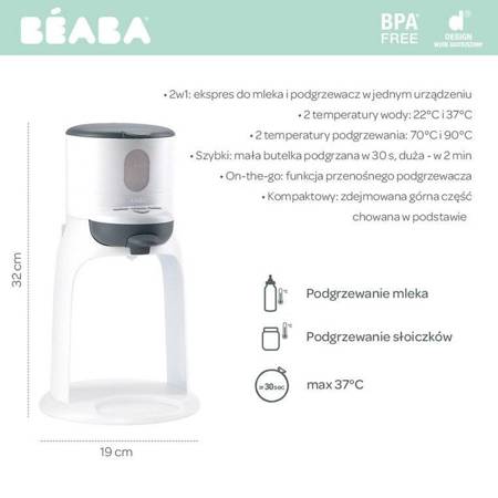 Beaba Bib'expresso® Ekspres do mleka 2w1 White/grey