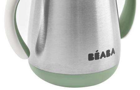 Beaba Bidon termiczny termobutelka ze słomką 250 ml Sage green