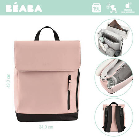 Beaba Plecak dla rodzica Oslo Vintage rose