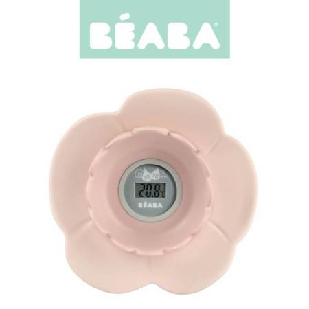 Beaba - Termometr do kąpieli Lotus - Old Pink