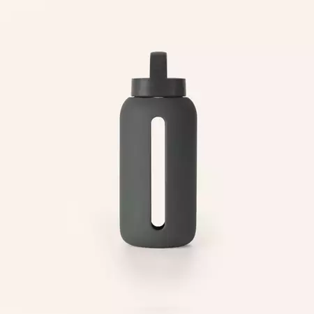 Bink - Szklana butelka do monitorowania dziennego nawodnienia Day Bottle - Smoke