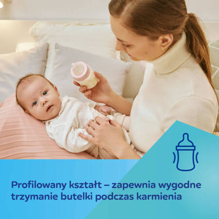 Butelka szeroka antykolkowa Canpol babies 120 ml PP EasyStart ROYAL BABY - Różowa