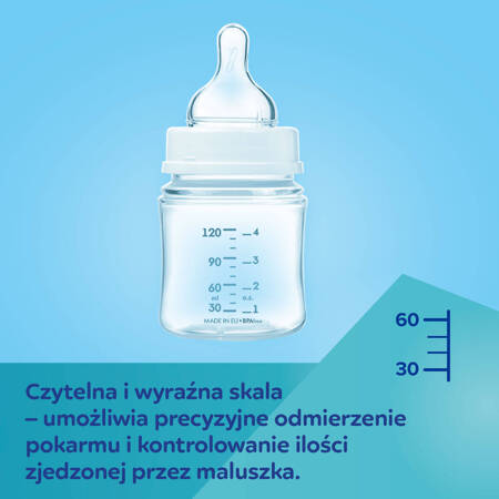 Butelka szeroka antykolkowa Canpol babies 120 ml PP EasyStart ROYAL BABY - Różowa