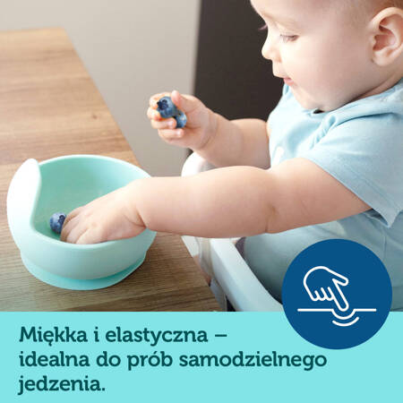 Canpol babies silikonowa miseczka z przyssawką 330 ml róż