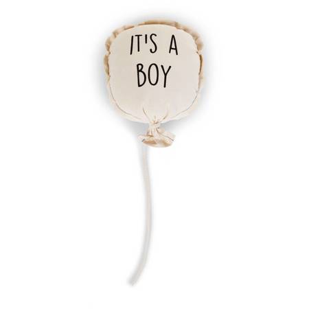 Childhome Balon dekoracyjny kanwas 35 x 26 x 8 cm It's a Boy