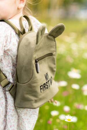 Childhome - Plecak dziecięcy My first bag - Kanwas Khaki