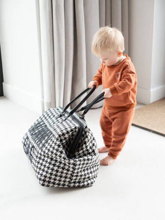 Childhome Torba Mommy Bag Pied de Poule