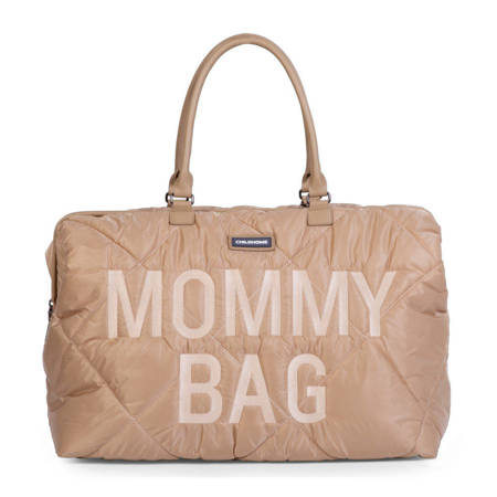 Childhome - Torba Mommy Bag - Pikowana Beżowa