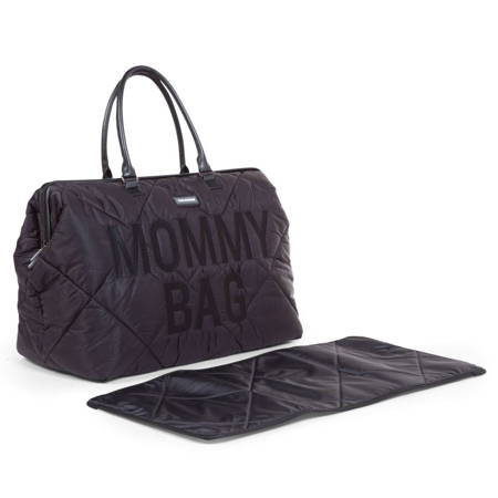 Childhome - Torba Mommy Bag - Pikowana Czarna