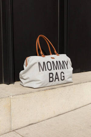 Childhome Torba Mommy bag Kanwas Szara