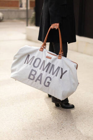 Childhome Torba Mommy bag Kanwas Szara