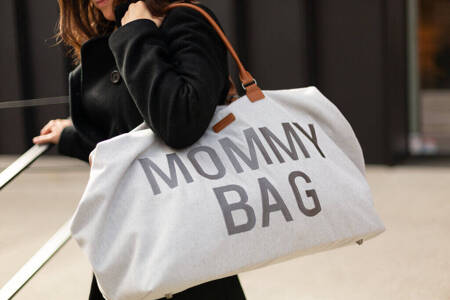 Childhome Torba Mommy bag Kanwas Szara